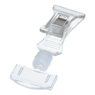 Skiltklype Liten Transparent