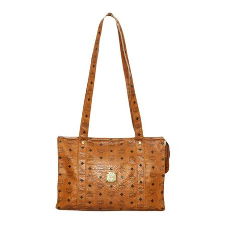 MCM Pre-owned, Tote Bags Bruin, Dames, Maat:ONE Size