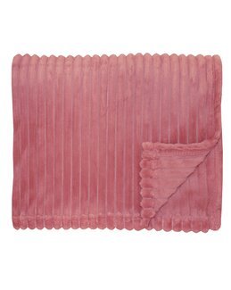 Fleecepläd Baloo 130x170 cm Rosa - Redlunds