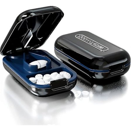 Pillekutter, Pilledeler Pillekutter for små store piller, Kutter vitaminer tabletter, Bærbar pen pilleknuser