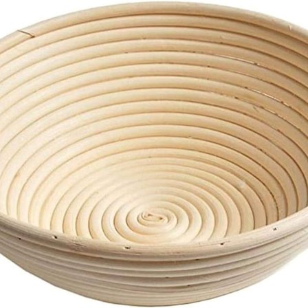 Gærkurv rund, hævekurv til brød og dejhævning rattan