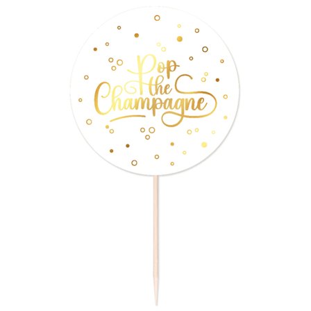 Cocktailtikut Pop the Champagne 25 kpl