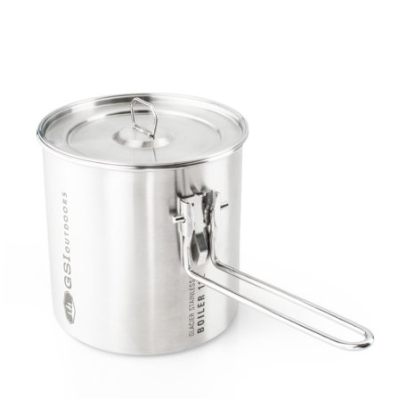 GSI Outdoors Glacier Stainless 1.1 L Boiler cooking equipment Grey OneSize