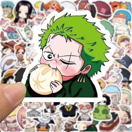 10/30/50/100stk Anime One Piece Luffy Gear Femte Chibi Stickers Kawaii Børn Tegnefilm Dekoration Decals Vandtæt Diy Sticker Legetøj 100PCS