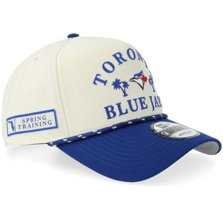New Era - MLB Vit adjustable Keps - Toronto Blue Jays Rope 9FORTY Chrome/Royal A-Frame Adjustable @ Hatstore