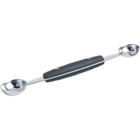 Dobbelt Melon Bowler/Ske i rustfrit stål, 24mm/30mm AZC