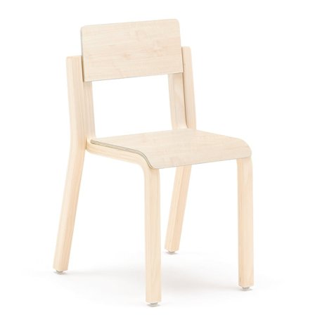 Stol DANTE, höjd: 380 mm, laminat, björk