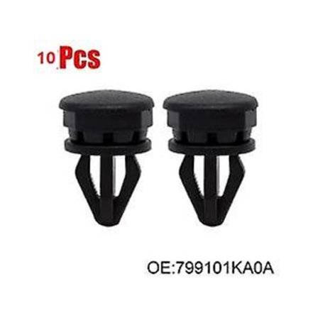 10X Clips Fasteners til Nissan Juke F15 Kroge Pakkehylde Hanger Plastik Knap)[HhhhS]