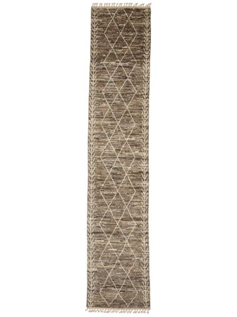 Small Berber Style Rug 96X471 Wool