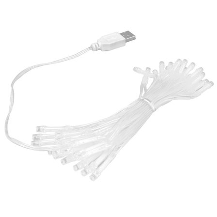 5m valosarja 50 LEDiä USB-virtalähde sininen valo koristeellinen KLB