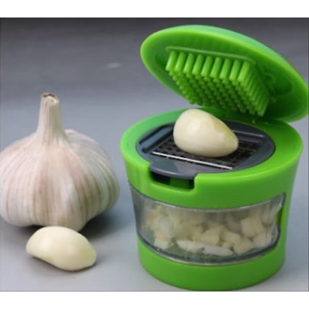Bærbar hvidløgspresser i rustfrit stål