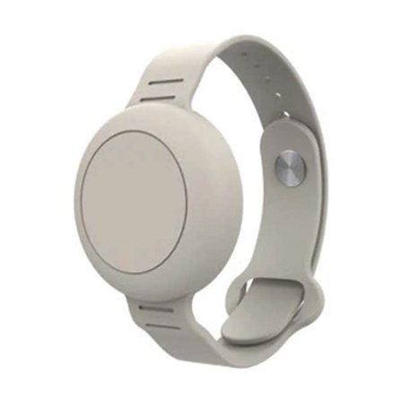 Ofkoz vattentätt armband för Apple AirTag i justerbart silikon - Beige