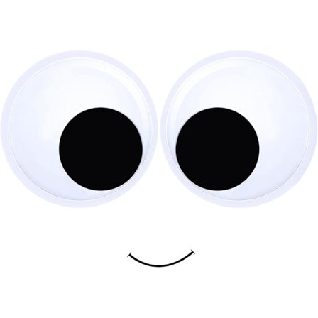Pakke med 2 gigantiske googly-øyne store googly-øyne selvklebende 15,4 cm bevegelige øyne store klistremerker googly-øyne for DIY-håndverk og 