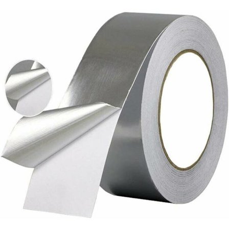 Varmebestandig termisk isoleringstape, vandtæt tape aluminiumsfolie tape til forsegling eller isolering, 5cmX20mX0.06mm, 1 stk