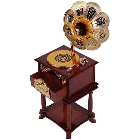 Musiikkilaatikko, Klassinen Trumpetti, Vinyylilevysoitin, Grammofoni, Taidelevy