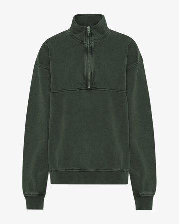 Organic Quarter Zip - Midnight Forest S