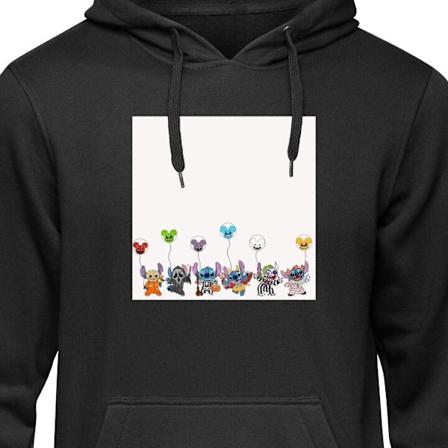 Børne-Hoodie | Blød Hættetrøje til Børn sort 9-11 År