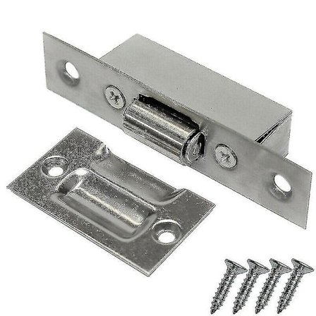 Justerbar Rullelås Satin Innfelt Dør Fjærkulelås Rustfritt Stål (sølv) (1 stk)