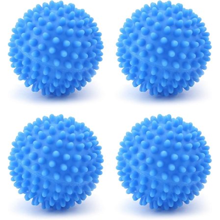 4-pack Återanvändbara Torktumlare Bollar, Tvättsoftener Boll