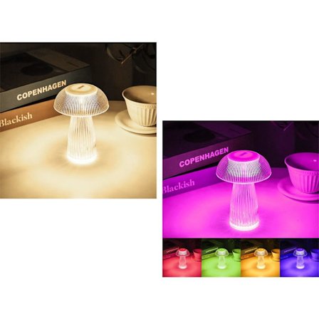 Svampebordslampe Natlys VARMT LYS