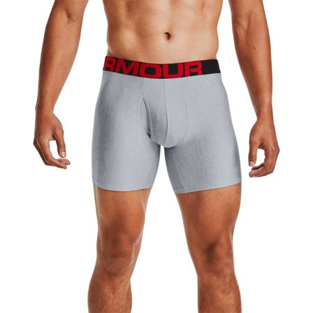 Under Armour Men's Tech 6in 2 Pack Men undergarment Grey XL