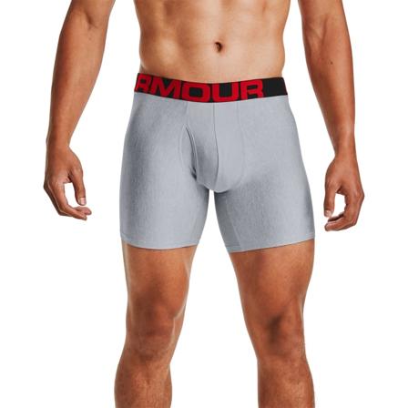 Under Armour Men's Tech 6in 2 Pack Men undergarment Grey S