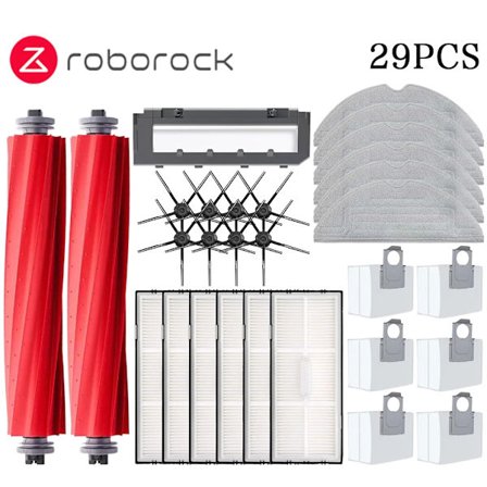 Hovedsidebørste Moppe Hepa Filter Støvpose Rengøring Rullebørste Roborock S7 Maxv Ultra S7 Pro Ultra Robot Støvsuger Tilbehør