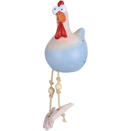 Hønsedekorasjon for hage, hagedekorasjon kyllingdekorasjon, værbestandig - Gårdsstatue, balkong, stue