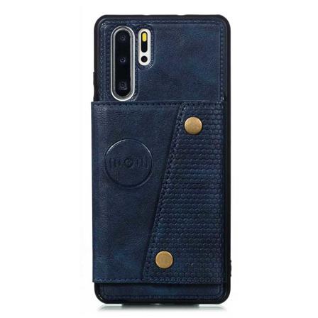 Professionellt Skal med Korthållare - Huawei P30 Pro Mörkblå