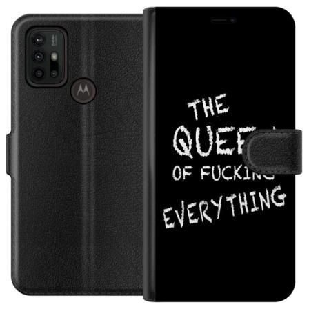 Motorola Moto G30 Tegnebogsetui Dronning af alting