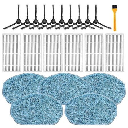 Reservedele til Gttvo Br150/br151 Robotstøvsuger Tilbehør Filter Mop Børster