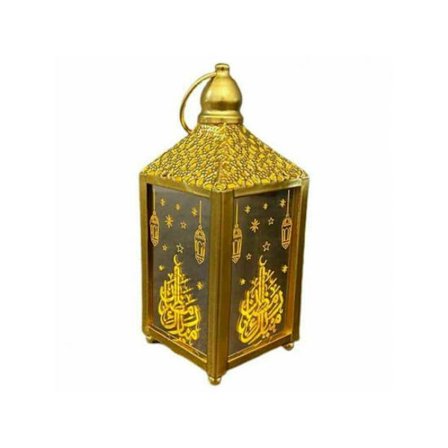 Ramadanlyktor Lampa Eid Mubarak Decor LED-lampor