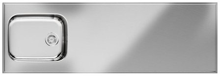 Purus Basic F PBF-1800 Pesupöytä 1800x600x30 mm, käännettävä, ruostumaton teräs, Keittiö