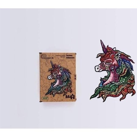 Pussel Pusselok Ekopussel 76 Vävd Enhörning A4