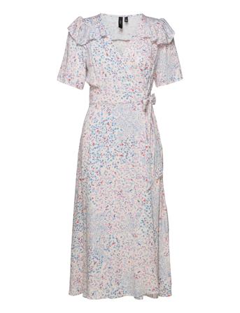 Yaslini 2/4 Midi Wrap Dress S. Patterned YAS
