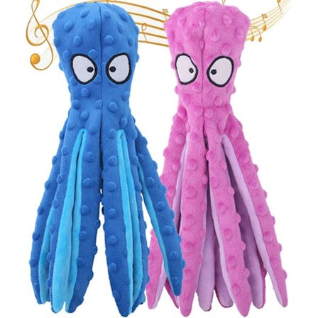 2-pak Squeak Plush Hundeflekker, trygge og ikke-giftige tyggeleker for