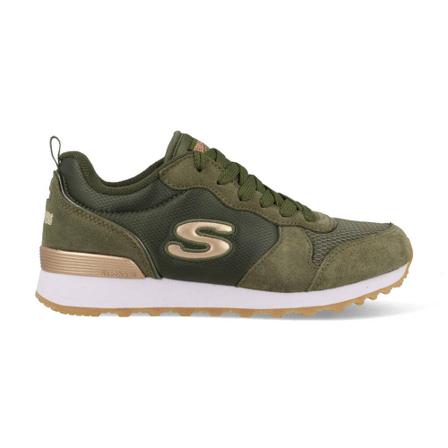 Skechers, Skechers Goldn Gurl 111/Olv Groen-36 Groen, Dames, Maat:36 EU