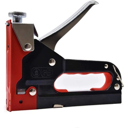 Håndhefteapparat med tang, trebearbeidingsstifterpistol med 600 stifter, perfekt for DIY og hjemmeforbedringsoppgaver