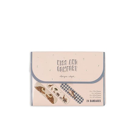Konges Sløjd Kiss And Comfort Bandages Blue Mix, Medicin & Pleje, Barnets Sundhed, Børneplastre