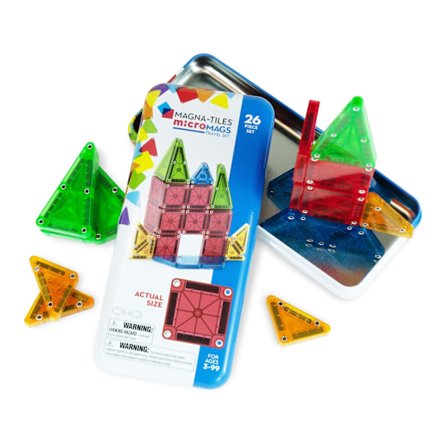 Magna-Tiles MicroMags Metallboks 26 deler