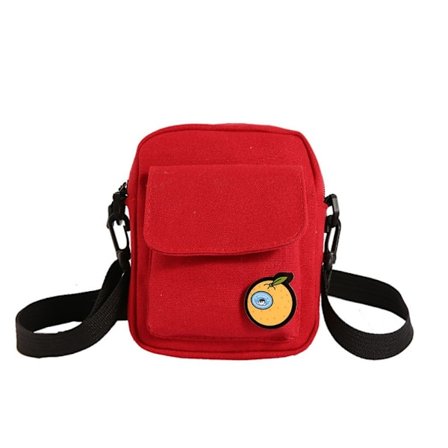 Olkalaukku Kangaskassi PUNAINEN