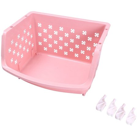 Köksorganisatör Hylla Korg Stapelbar Enstaka Fack Frukt Grönsak Förvaringslåda