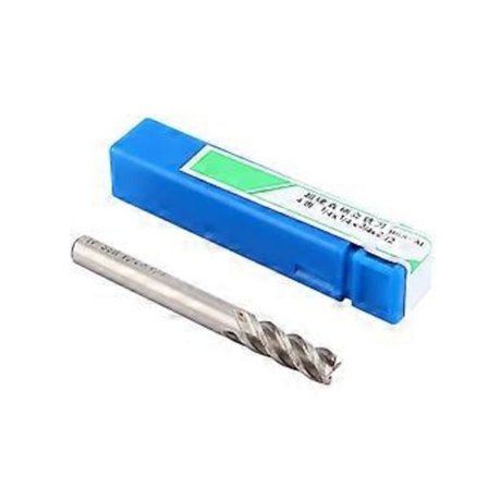 1 st 4-skärig pinnfräs rak 1/4" skaft fräsar 1/4" arbetsskärare