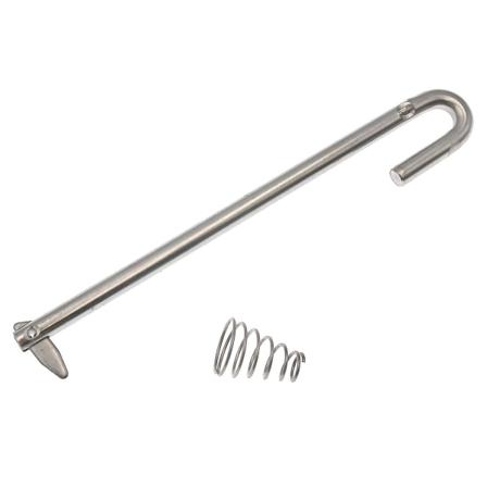 Ny Tiltstang Assy i Rustfrit Stål Passer Til 2-Takts 9,9 /15 /18hk Udenbordsmotor 6e0-43160-00-00 As Shown