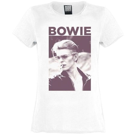 Amplified Womens/Ladies Cigarette David Bowie T-Shirt L Vintage