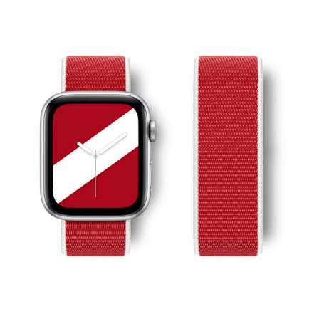 Sport Loop -nailonranneke, yhteensopiva 38mm 40mm 41mm iWatch Series 10 -rannekkeen kanssa (DK)