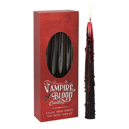 Something Different Vampire Blood Tapered Candles (Pack of 8) O