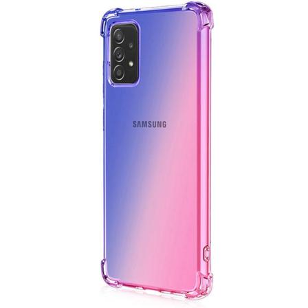 Kraftfullt Skyddsskal (floveme) - Samsung Galaxy A52 Blå/rosa