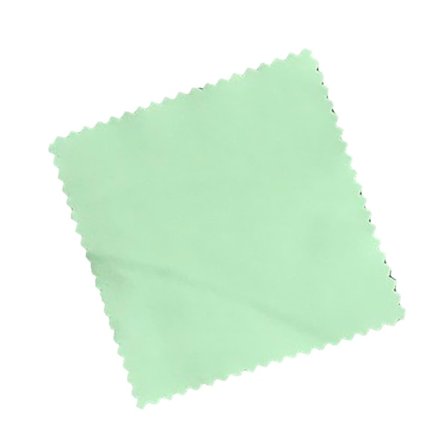 100 stk 6x8cm Brillepusseklut Dobbeltsidig Fløyel Gull Sølv Smykker Pusseklut Frukt Grønn