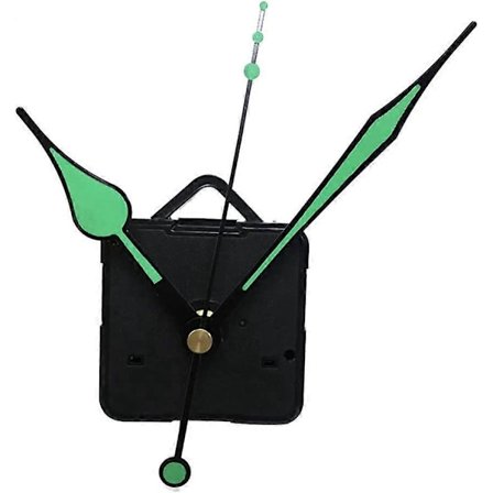 1 kpl Hiljainen Kellokoneisto e Kvartsi Kellomekanismi Hiljainen Seinäkellosarja Mekanismit Osat 3 Fluoresoivalla Osoittimella Ilman Paristoa (Musta)